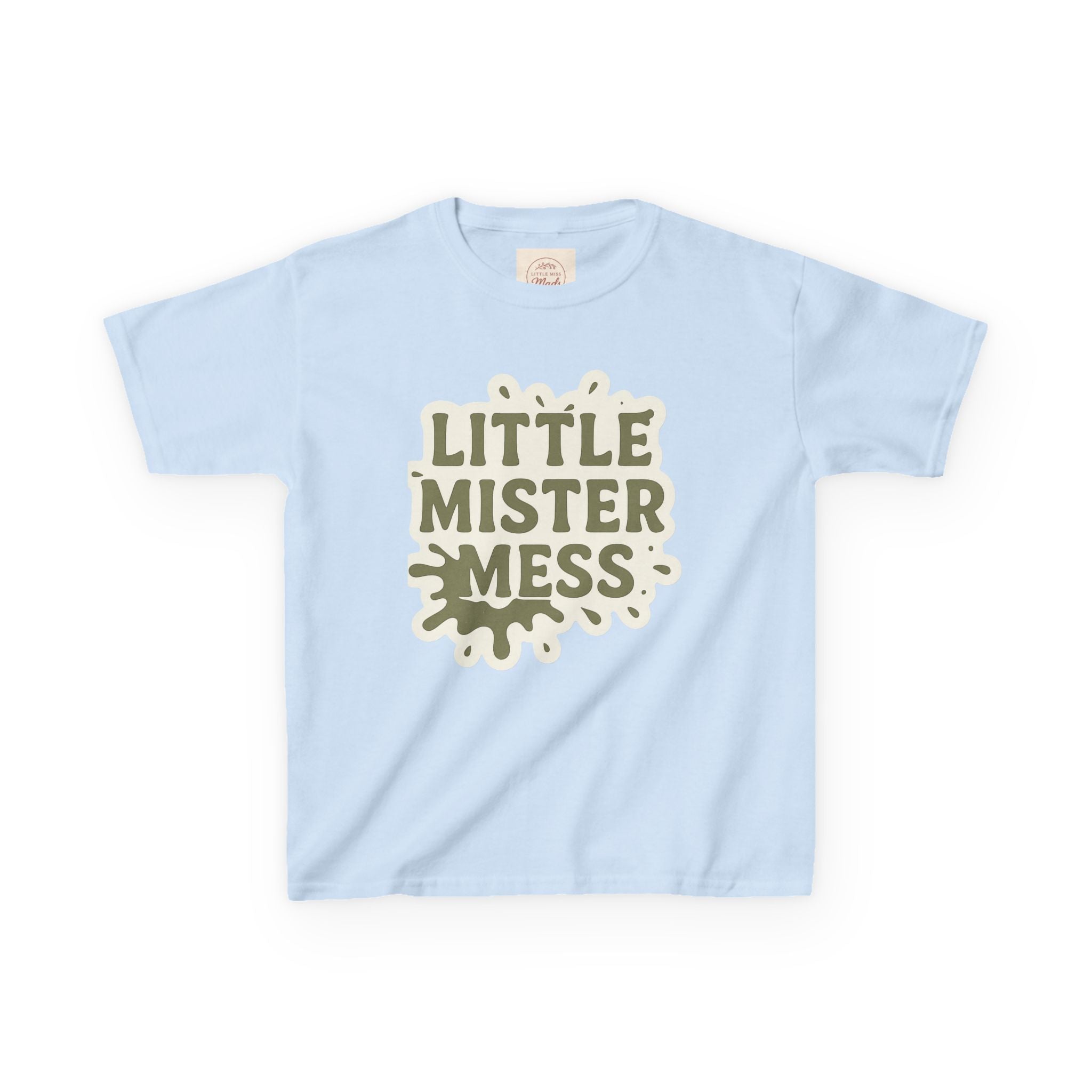 Little Mister Mess Kids Tee - Fun Cotton Shirt for Playtime, Birthday Gift, Children's Clothing, Toddler Apparel, Cool Kids Style