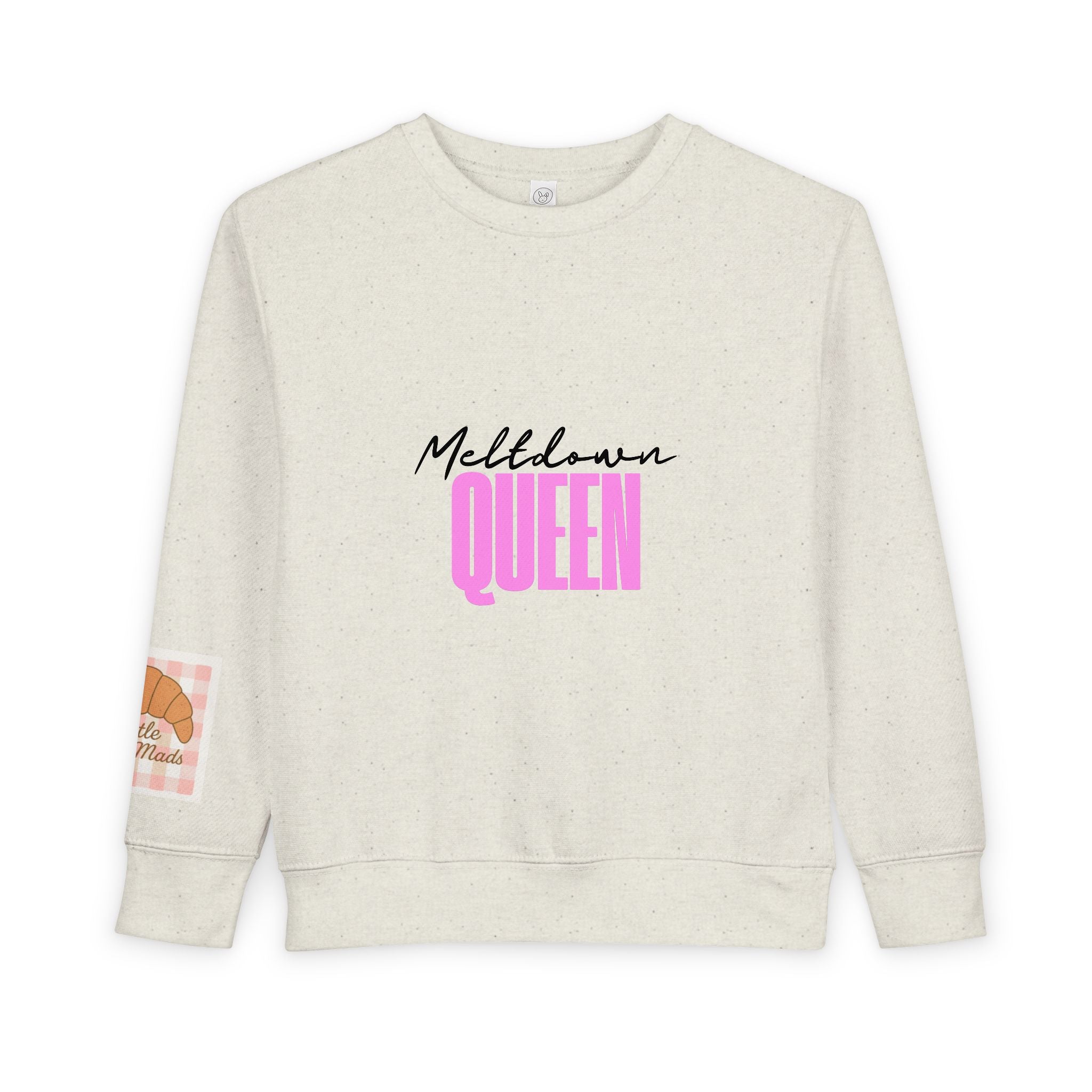 Meltdown Queen Toddler Sweatshirt, Cute Kids Pullover, Gift for Toddlers, Funny Childrens Apparel, Birthday Party Outfit