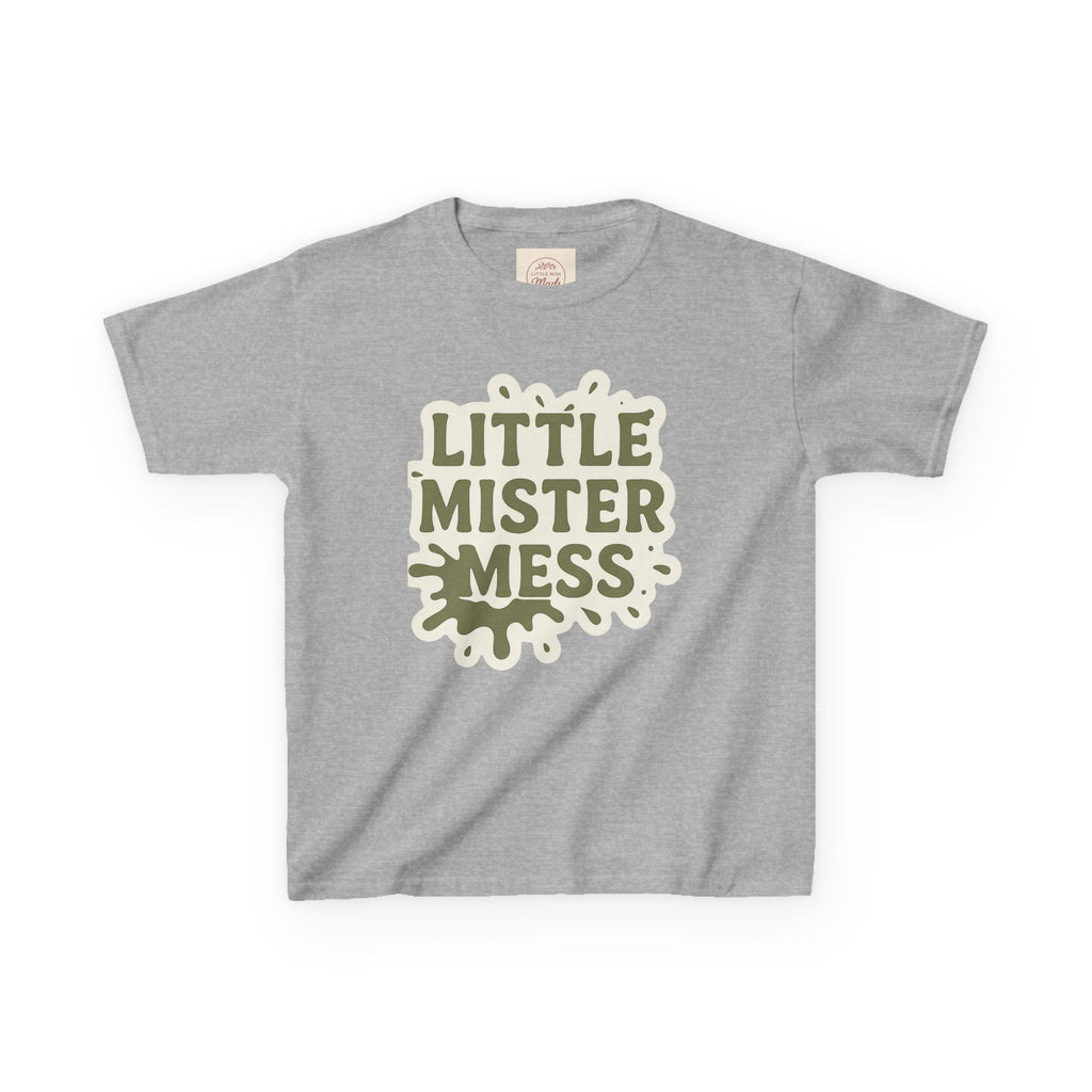 Little Mister Mess Kids Tee - Fun Cotton Shirt for Playtime, Birthday Gift, Children's Clothing, Toddler Apparel, Cool Kids Style
