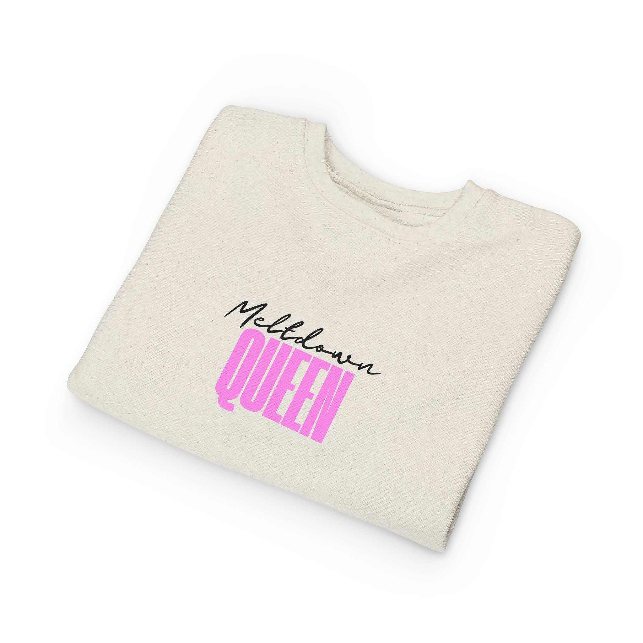 Meltdown Queen Toddler Sweatshirt, Cute Kids Pullover, Gift for Toddlers, Funny Childrens Apparel, Birthday Party Outfit