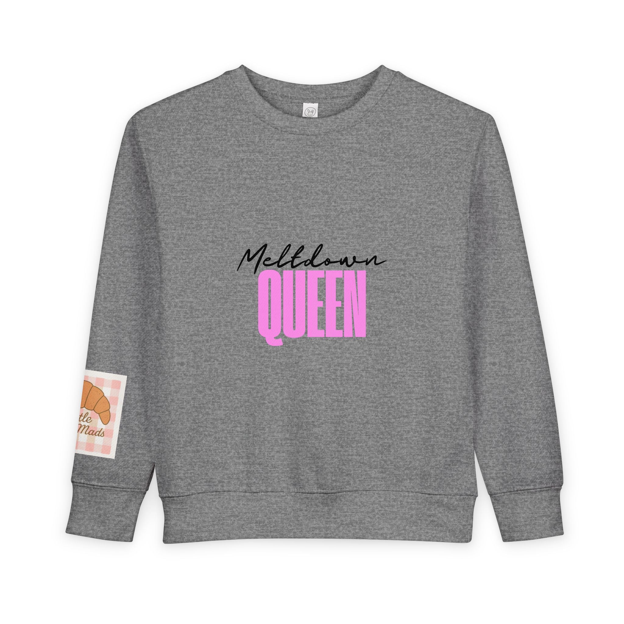 Meltdown Queen Toddler Sweatshirt, Cute Kids Pullover, Gift for Toddlers, Funny Childrens Apparel, Birthday Party Outfit