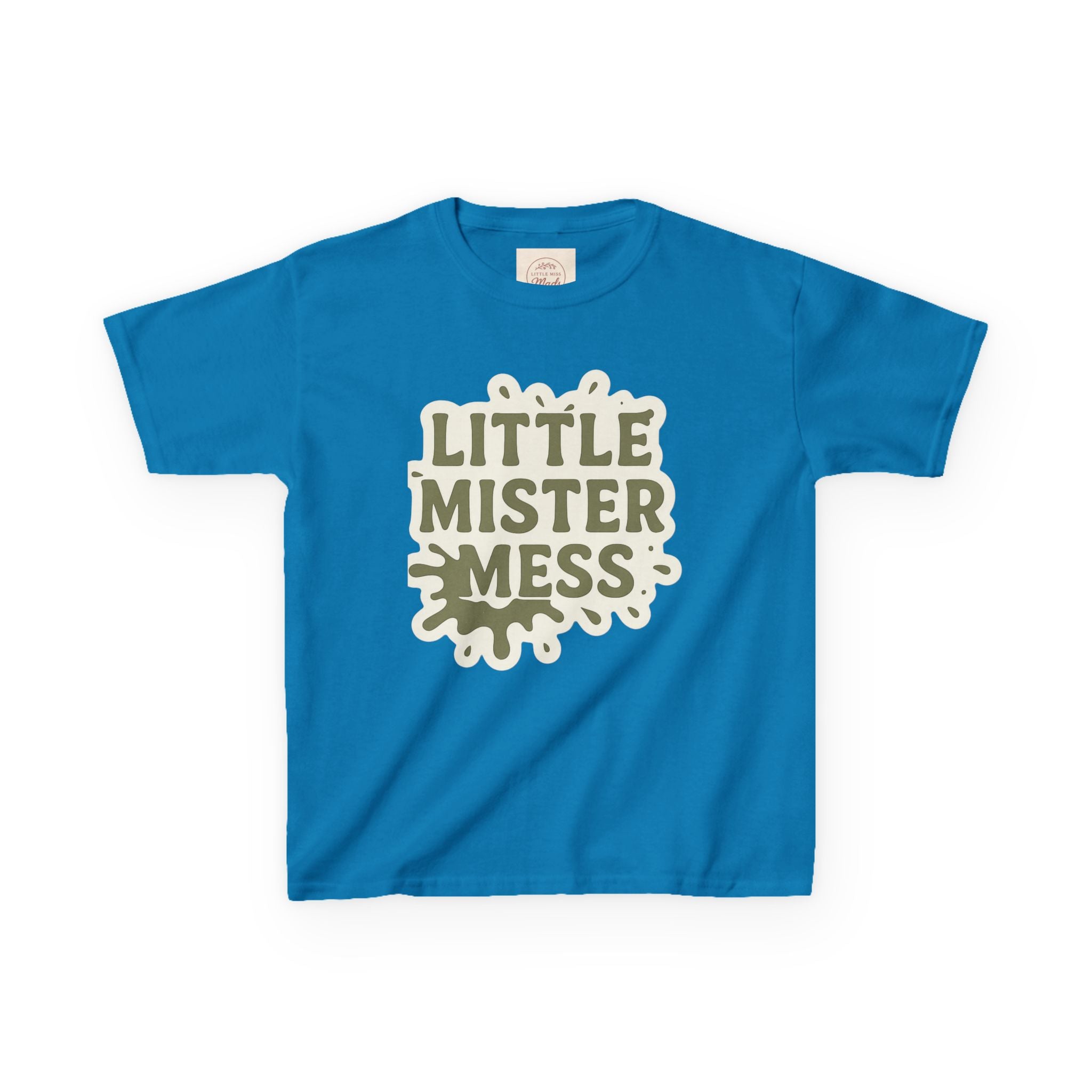 Little Mister Mess Kids Tee - Fun Cotton Shirt for Playtime, Birthday Gift, Children's Clothing, Toddler Apparel, Cool Kids Style