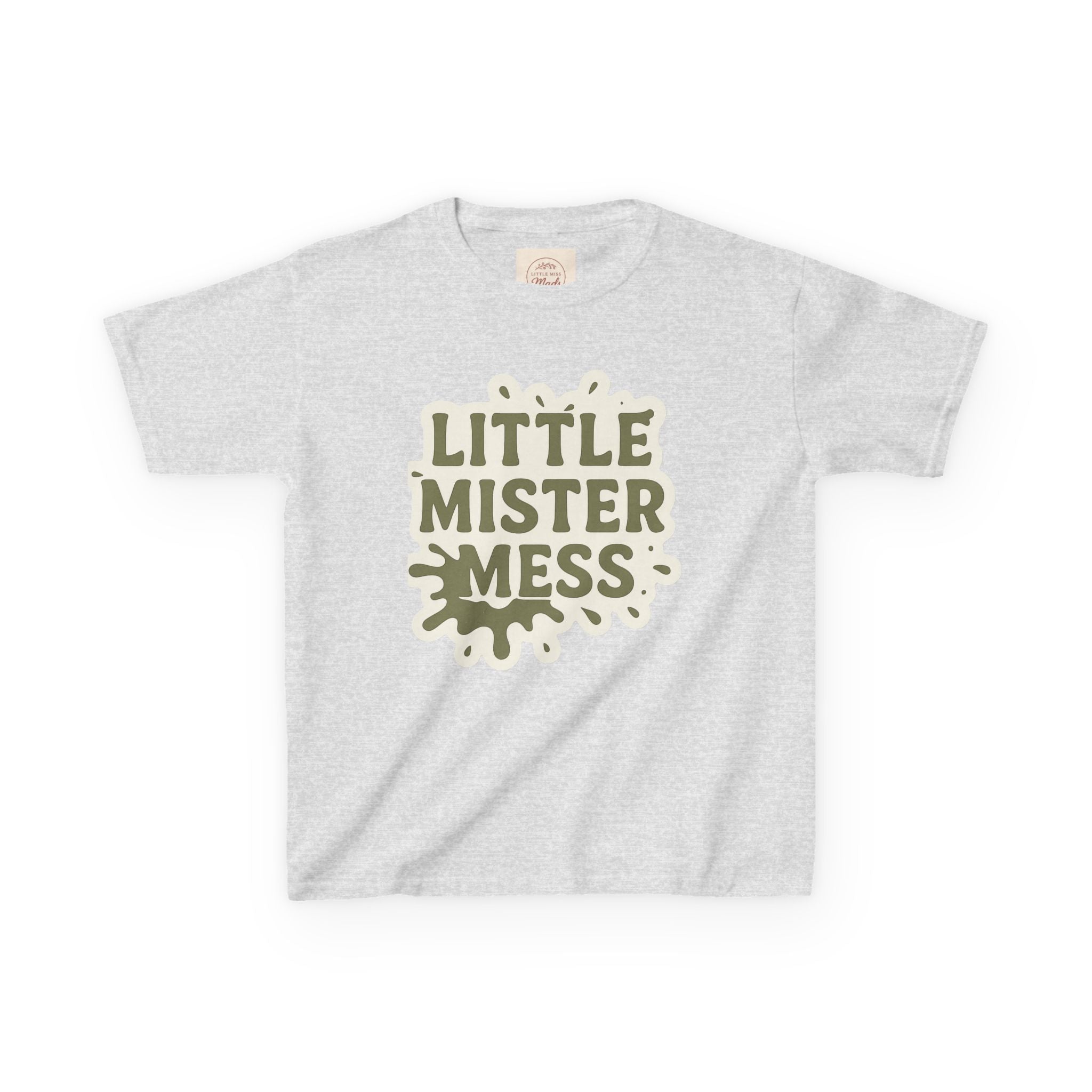 Little Mister Mess Kids Tee - Fun Cotton Shirt for Playtime, Birthday Gift, Children's Clothing, Toddler Apparel, Cool Kids Style