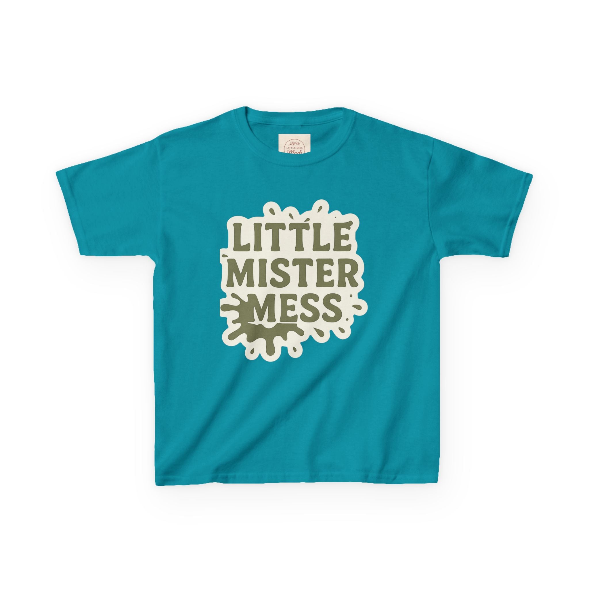Little Mister Mess Kids Tee - Fun Cotton Shirt for Playtime, Birthday Gift, Children's Clothing, Toddler Apparel, Cool Kids Style